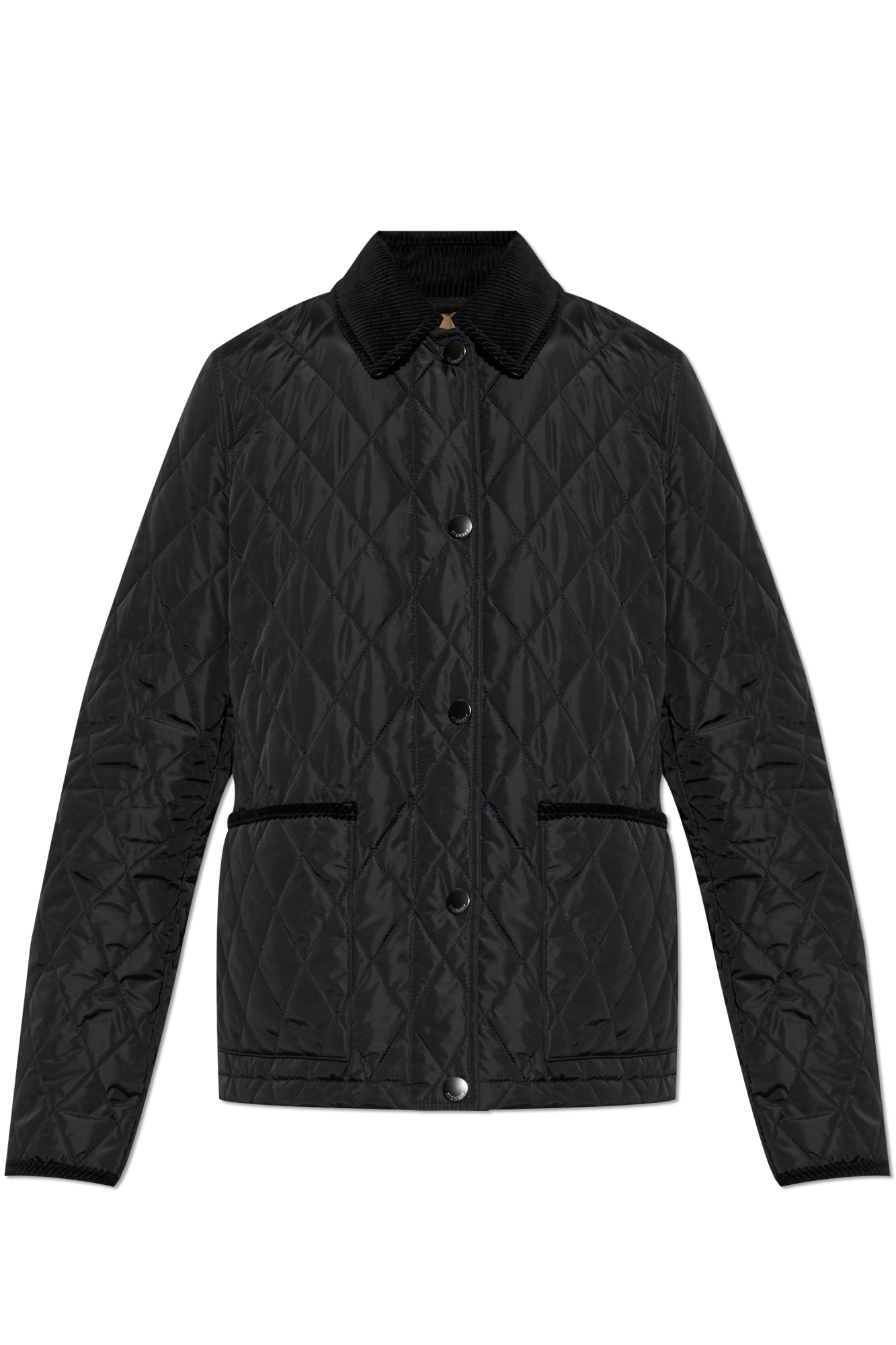 ジャケット Burberry Quilted Nylon Jacket Black Sand Quilted Nylon Parka in Black/sand - Women | Burberry® Official